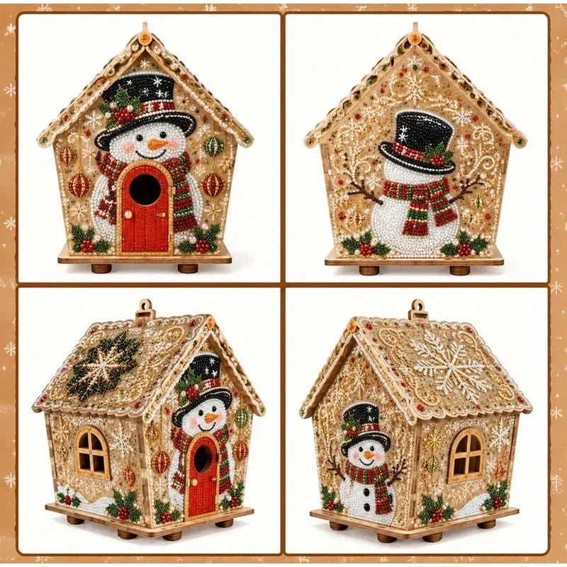 🎄 DIY Christmas Pearl Art Craft Kit 🎀 | Festive Cottage-Style Decor ✨