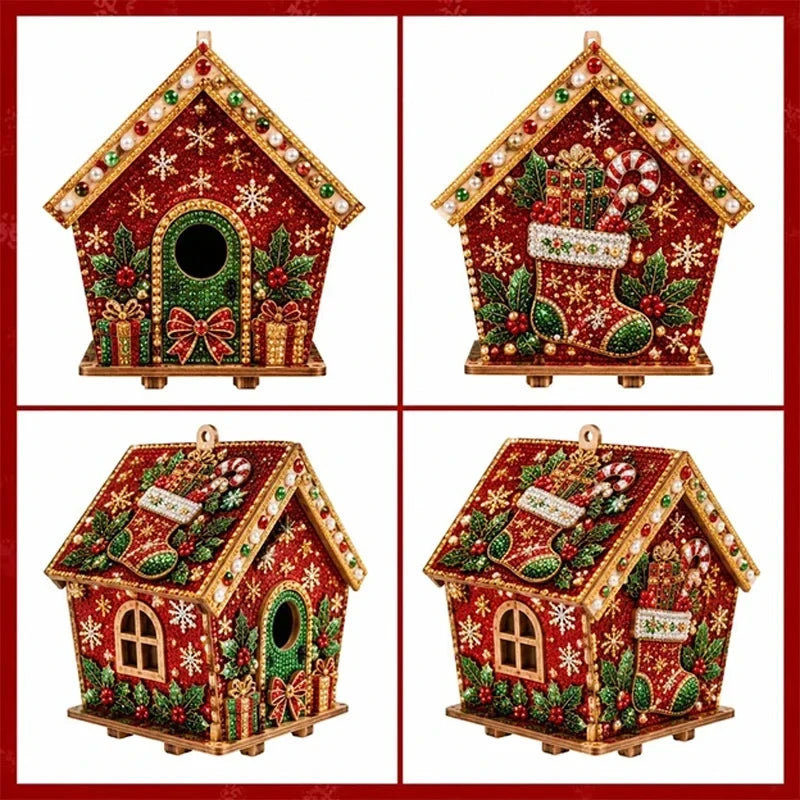 🎄 DIY Christmas Pearl Art Craft Kit 🎀 | Festive Cottage-Style Decor ✨