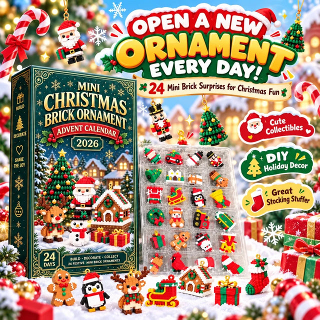 Christmas Buildable Ornament Advent Calendar 🎄🎁🎀