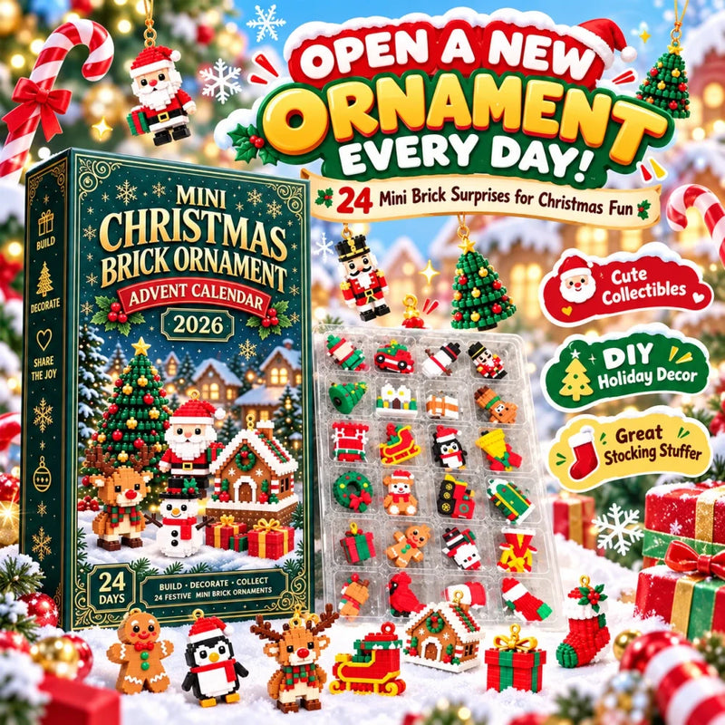 Christmas Buildable Ornament Advent Calendar 🎄🎁🎀