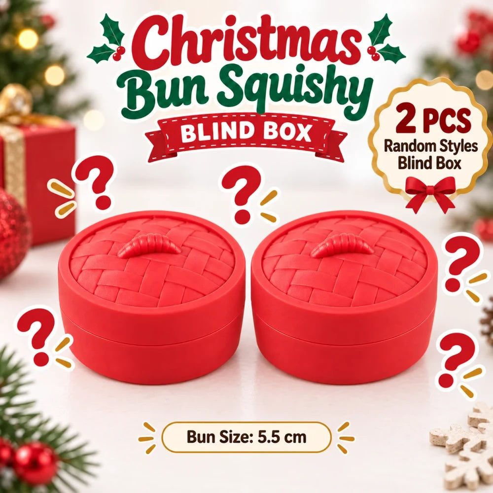 🎄 Christmas Dumpling Squishy Blind Box 🥟 | Festive Mystery Surprise 🎁✨
