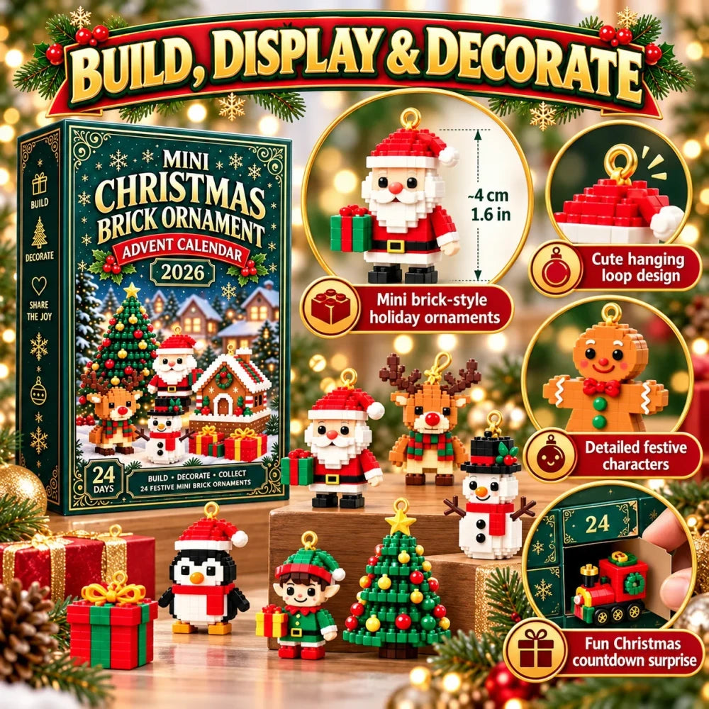 Christmas Buildable Ornament Advent Calendar 🎄🎁🎀