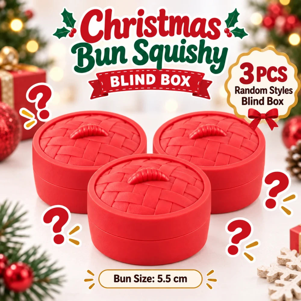 🎄 Christmas Dumpling Squishy Blind Box 🥟 | Festive Mystery Surprise 🎁✨