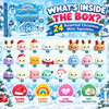 💙 Christmas Dumpling Squishy Advent Calendar 🎄 | Blue Winter Box 🎁✨