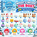 💙 Christmas Dumpling Squishy Advent Calendar 🎄 | Blue Winter Box 🎁✨