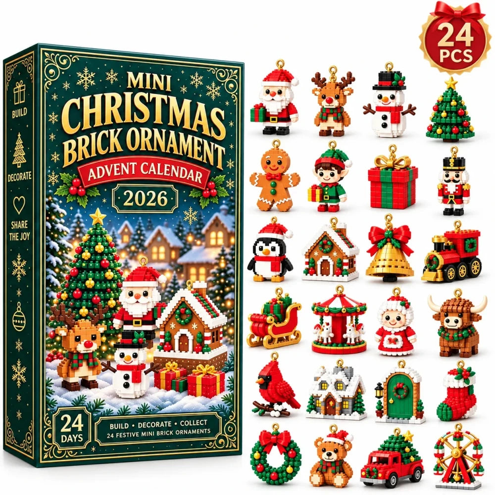 Christmas Buildable Ornament Advent Calendar 🎄🎁🎀