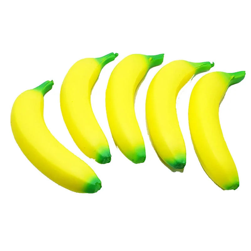 Jumbo Squishy Banana Toy – Slow Rising Foam Squeeze Fidget Toy | Cute Desk Toy & Gift