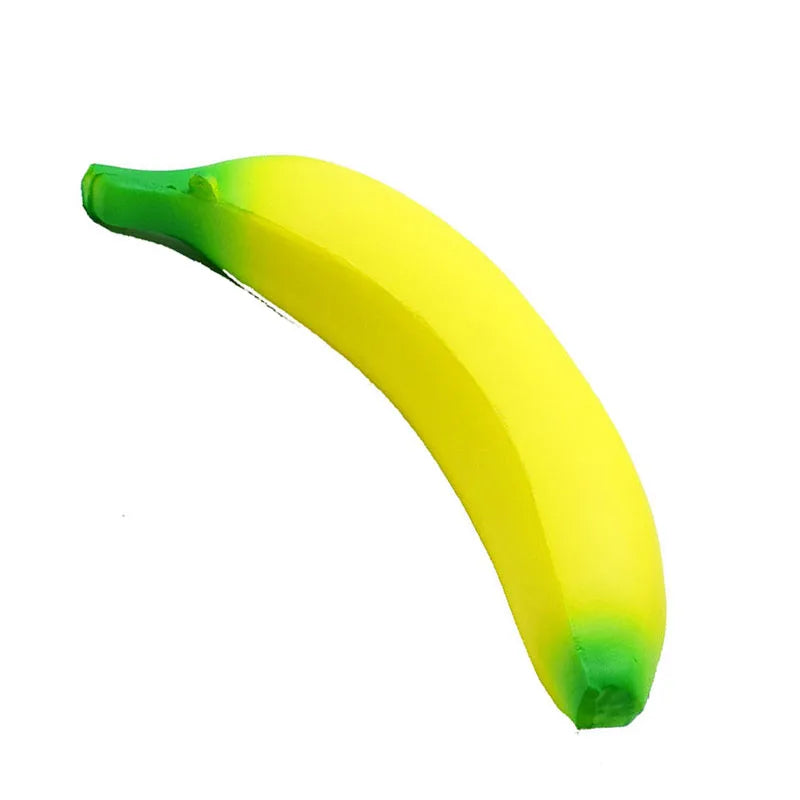 Jumbo Squishy Banana Toy – Slow Rising Foam Squeeze Fidget Toy | Cute Desk Toy & Gift