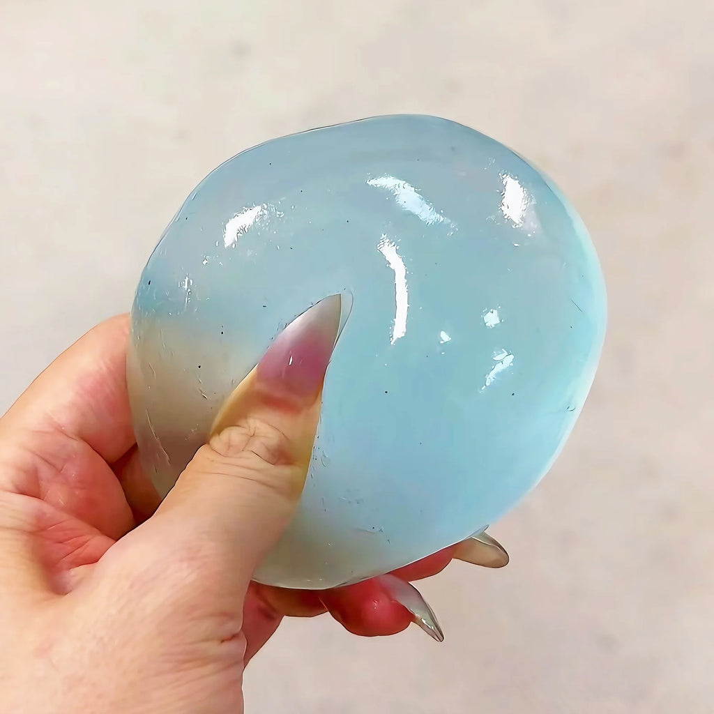 Hot Sale Squishy Maltose Stress Balls Sensory Ball Slow Rise Squishy Transparent Ball For Adults Hand Exercise Squeeze Gifts
