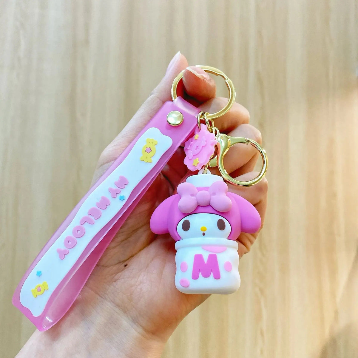 Sanrio Snack Series Keychain – Kuromi & Friends Cute Anime Bag Charm