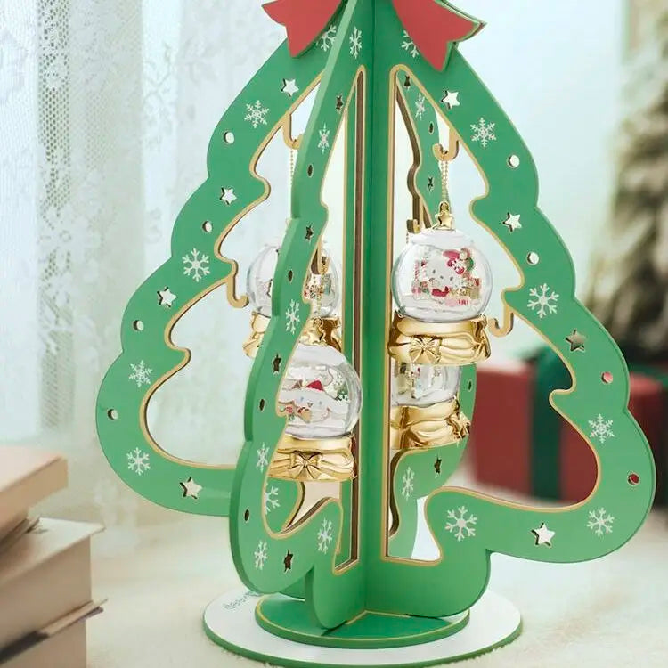 🎄 Kawaii Character Christmas Globe Decoration 🎀 | Festive Little Scene ✨