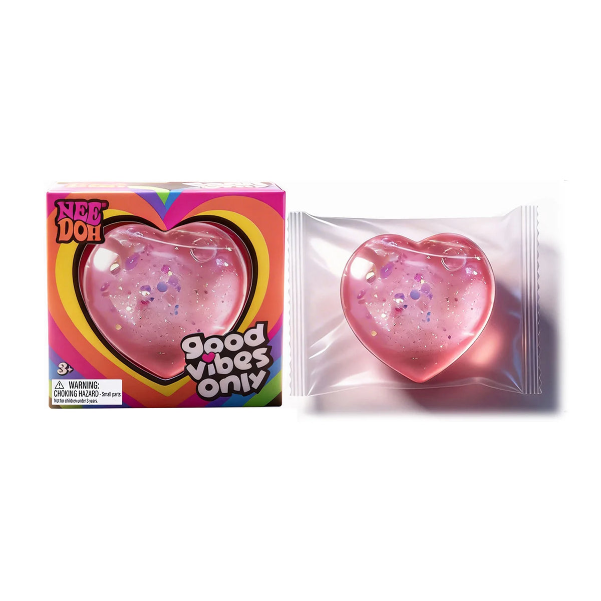 Heart-Shaped Squishy Toy, Soft and Comfortable to the Touch, Non-Sticky, Quick to Bounce Back, Cute and Compact,