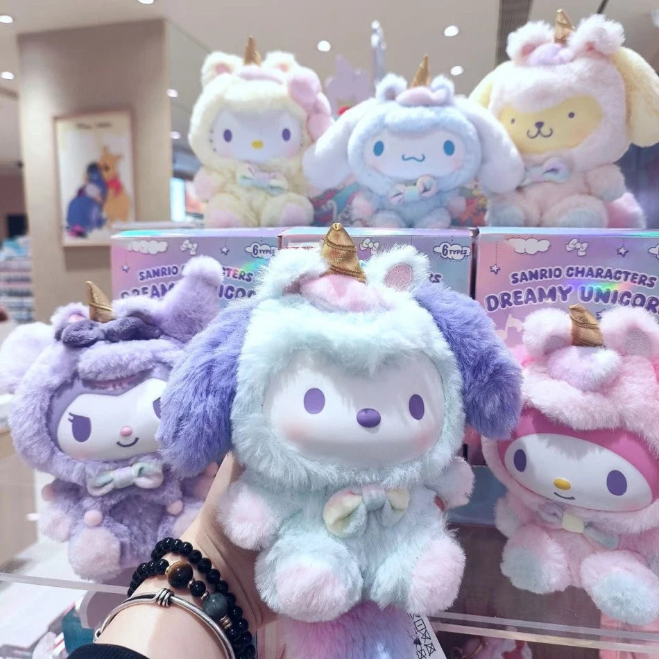 Sanrio Dream Unicorn Series Vinyl Plush Blind Box – Hello Kitty, Kuromi, My Melody & More | Mystery Gift