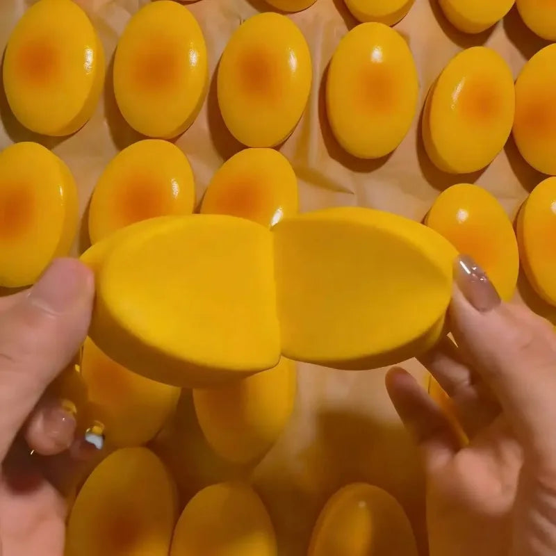 Squishy Cheese Shape Squishy Squeeze Toy Soft Slow Rising Stress Relief Sensory Fidget Toy Portable Anti-Anxiety Toy for Adults