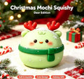 🎄 Christmas Mochi Squishy Friend 🥟 | Cute Scarf & Holiday Details 🎀✨