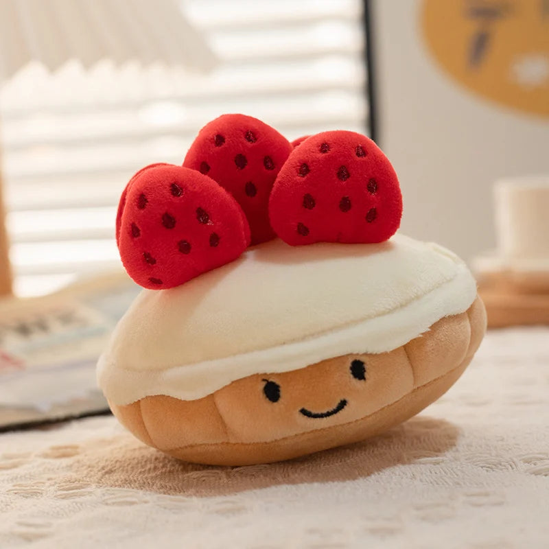 Kawaii Cake & Dessert Plush Pillow 🍰🍪🎀