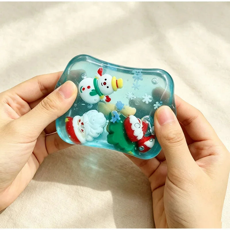 Kawaii Christmas Ice Cube Squishy 🎄🎅❄️