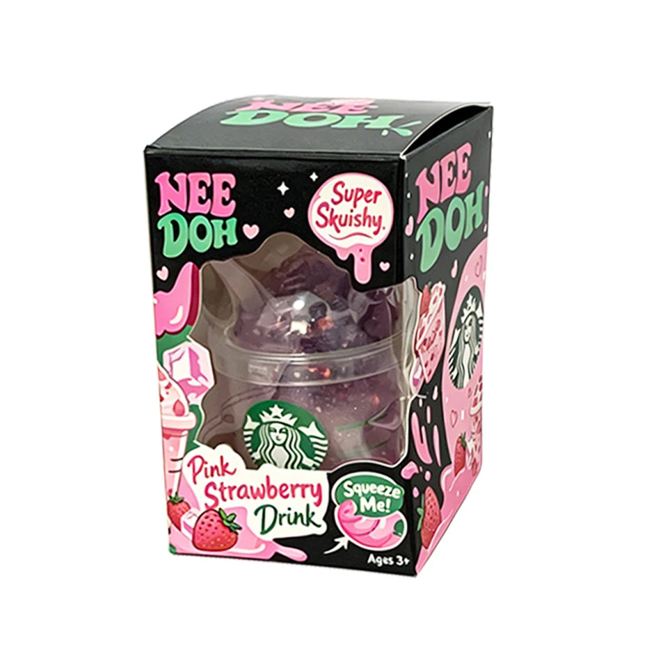 Cute Iced Coffee Cup Squishy Toy – Colorful Slow Rising Squeeze Toy | Fun Mini Drink Cup Fidget Gift