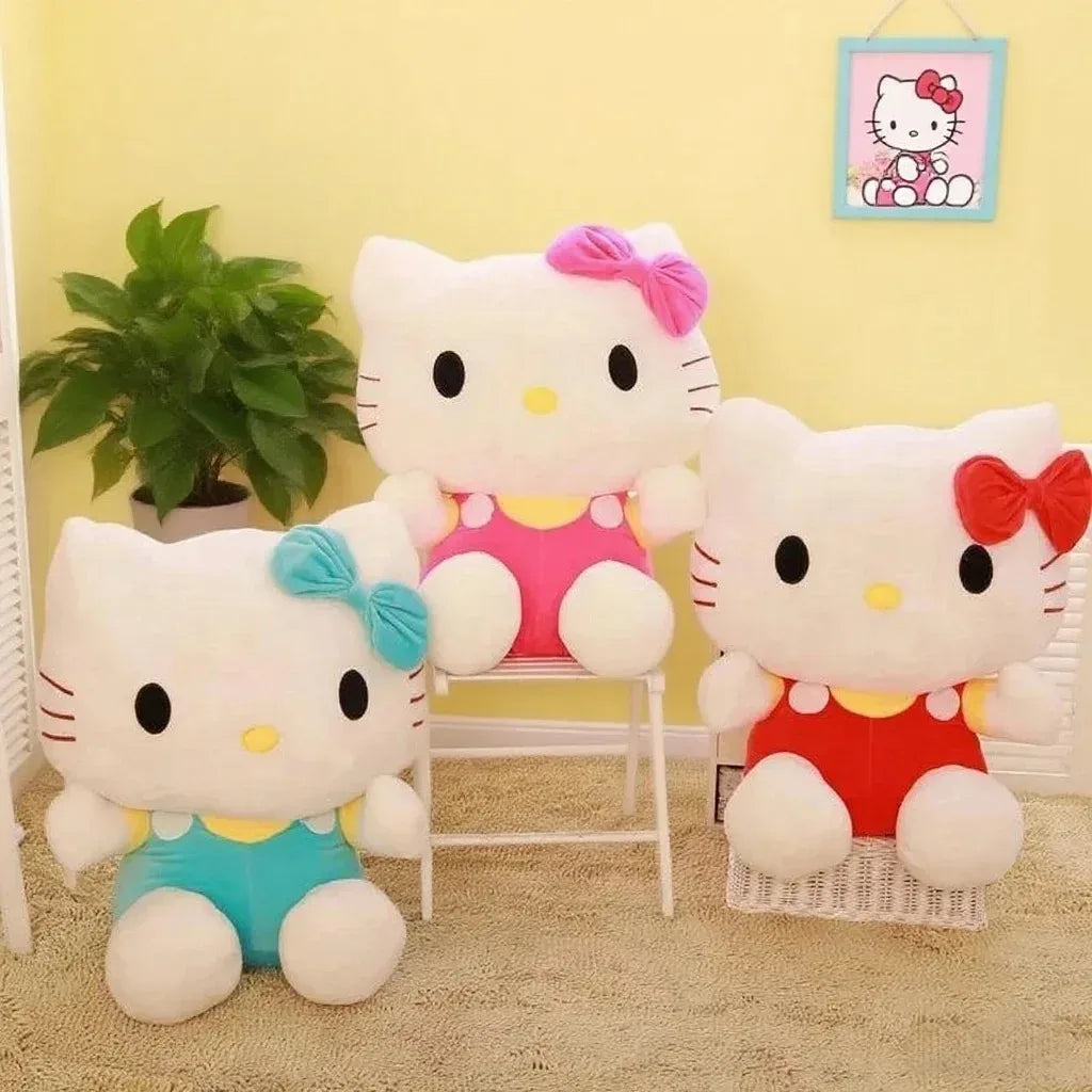 Hello Kitty Plush Doll - Kawaii Sanrio Stuffed Toy 20cm Birthday Gift for Kids