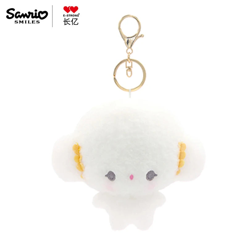 Sanrio Plush Pendant Charm - Kawaii Hangyodon Kuromi My Melody Stuffed Doll Keychain - Birthday Gift