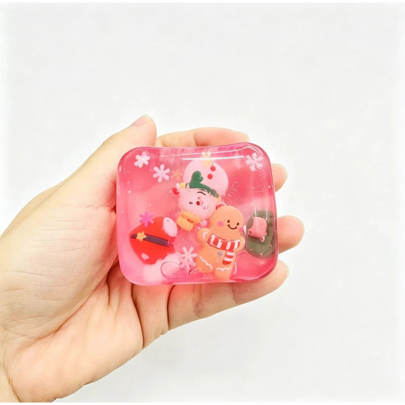 Kawaii Christmas Ice Cube Squishy 🎄🎅❄️