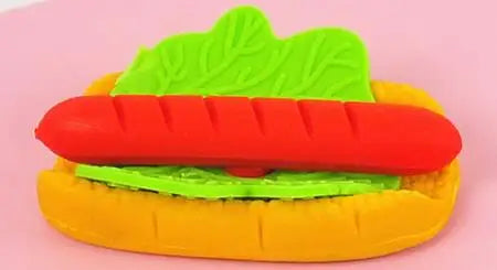 Assembled Burger Coke Fries Food Drink Eraser Cartoon Eraser Set School Supplies Gift Toys Erasers Kids Erasers for Kids