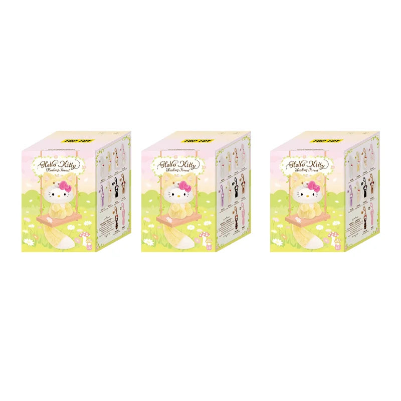 TOPTOY Sanrio Hello Kitty Healing Forest Series Blind Box – Collectible Doll Keychain & Desktop Ornament