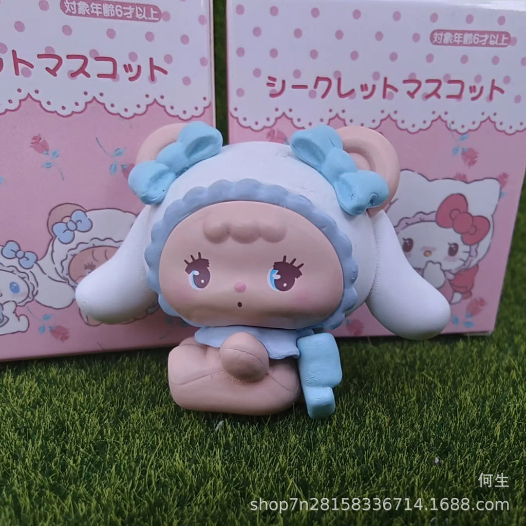 Sanrio Characters Blind Box Hello Kitty Kuromi Cinnamoroll Mymelody Mikko Illustration Joint Model Collectible Boy Girls Gifts