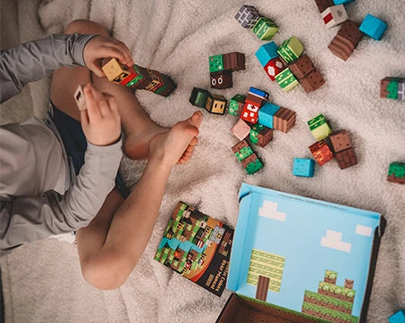 Super Magnetic Blocks Toys for Boys Girls 3+ Build Mine World Magnet Building Brick Cubes STEM Game Sensory Gift Set for Kids