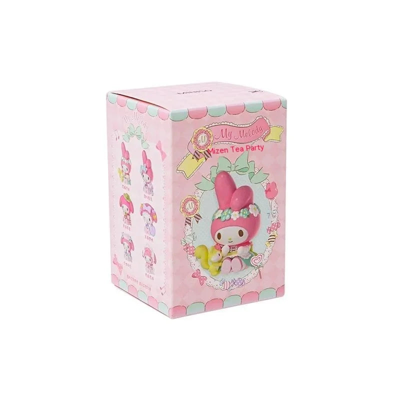 Sanrio Piquenique Morango Surprise Blind Box My Melody Tea Party Handmade Gift Miniso Desktop Decoration surprisebox hello kitty