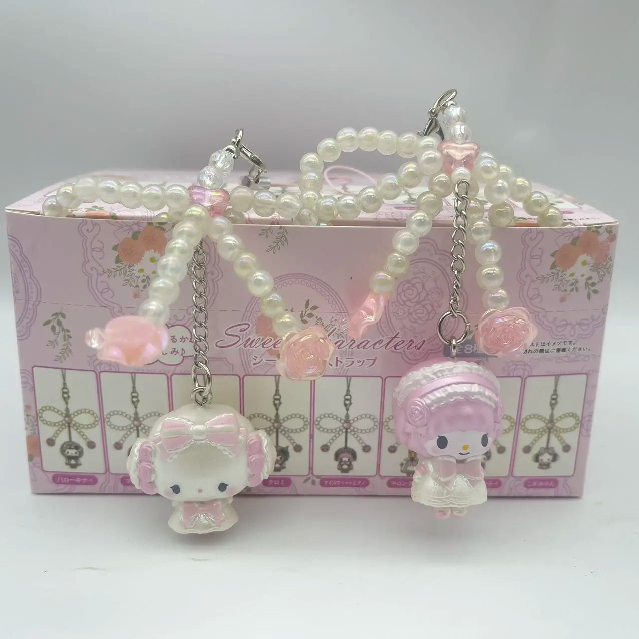 Hello Kitty Pearl Jewelry Blind Box Pendant – Surprise Bag Charm & Phone Decoration