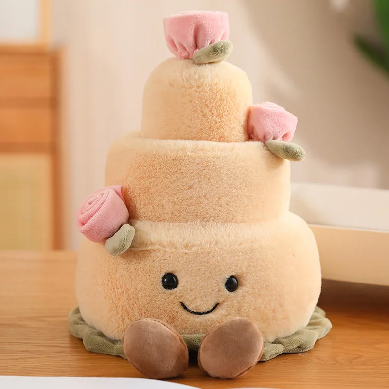 Kawaii Cake & Dessert Plush Pillow 🍰🍪🎀