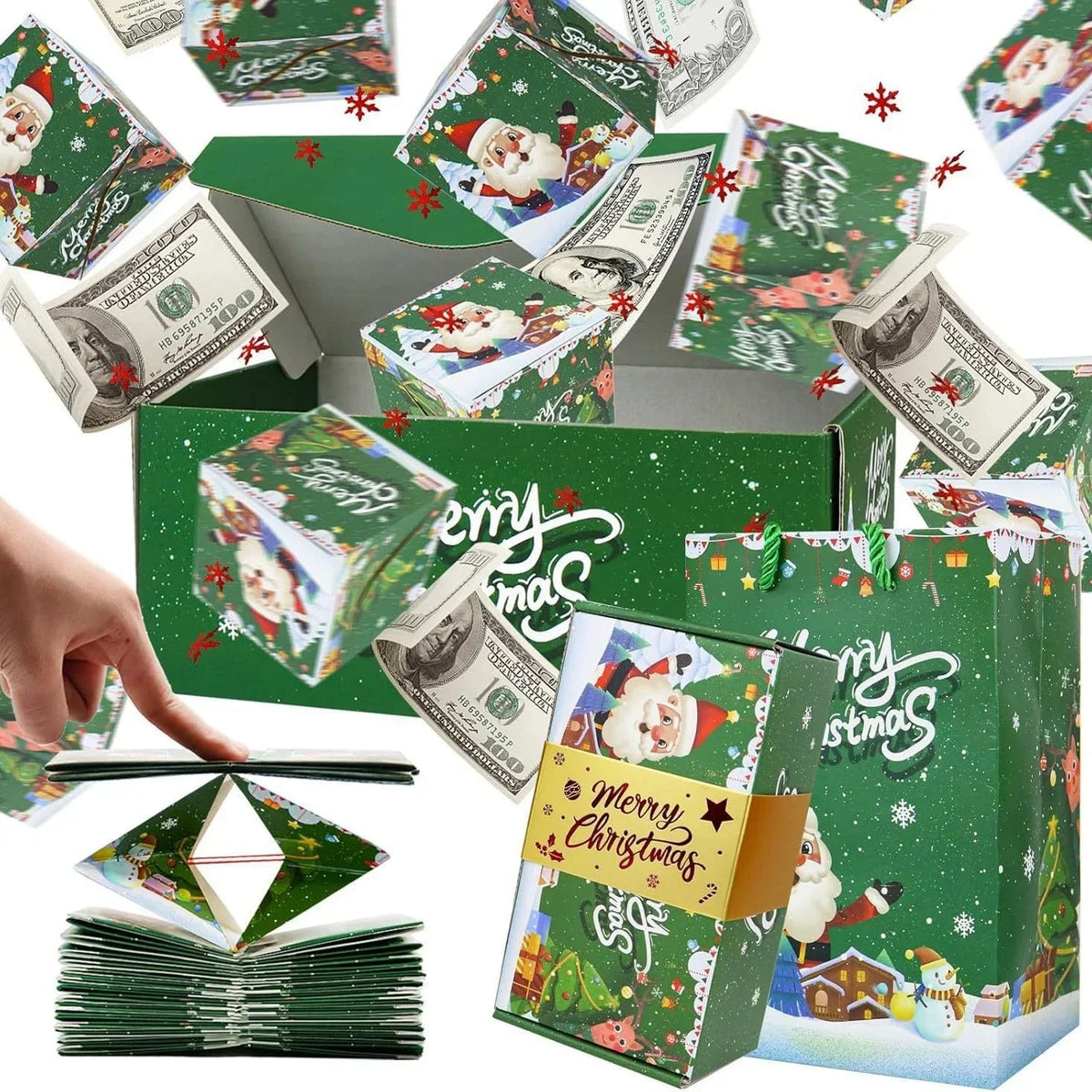 Christmas Pop-Up Money Gift Box 🎄🎁✨