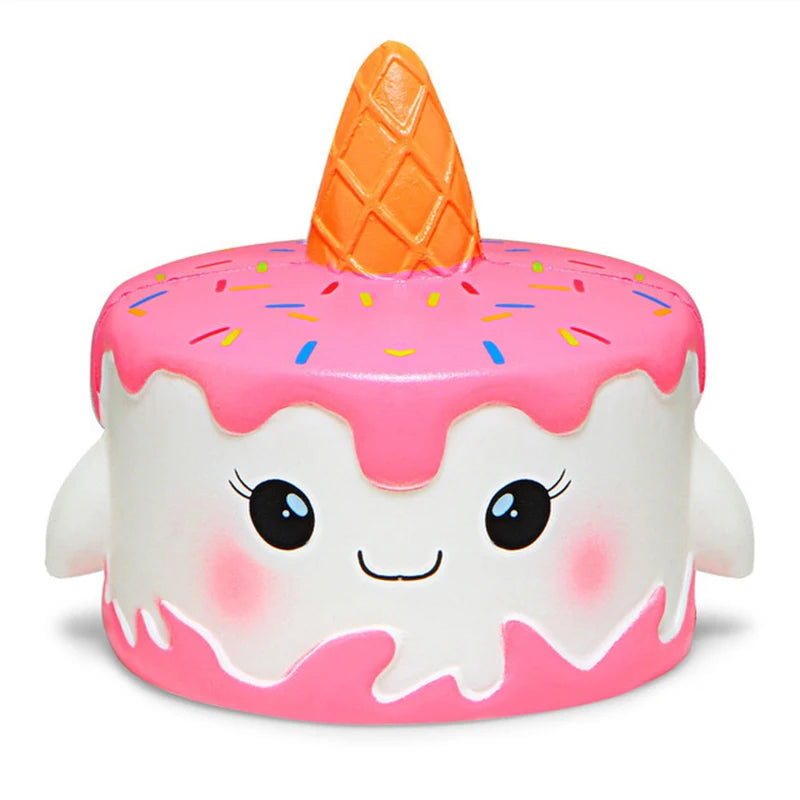 Squishy Cartoon Chocolate Biscuit Series PU Squishies Slow Rising Cream Scented Fidget Anti-Stress Kids Toy Children's  Gift