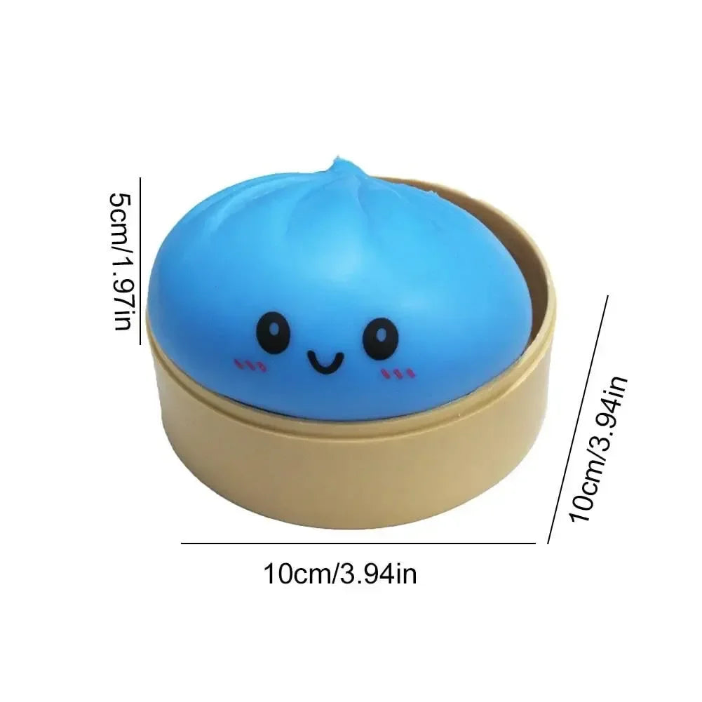 Cartoon Ghost Bun Squishy Toy – Soft Slow-Rising Squeeze Toy | Cute Halloween Ghost Gift & Collectible