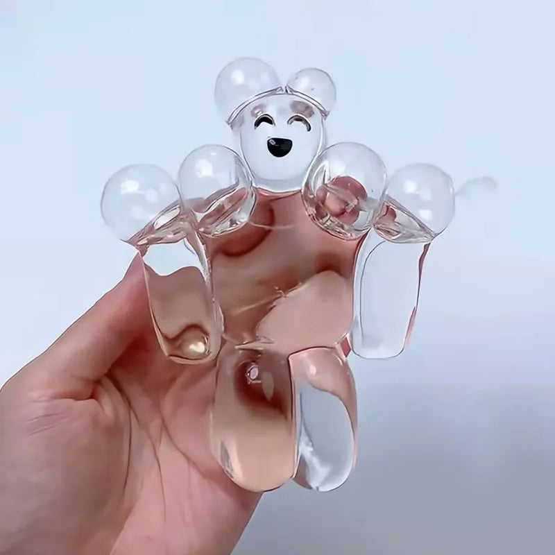 Squishy Transparent Jelly Robot Squeeze Toy - Cute Super Soft Slow Rebound Water Sense Cartoon Kawaii Gift