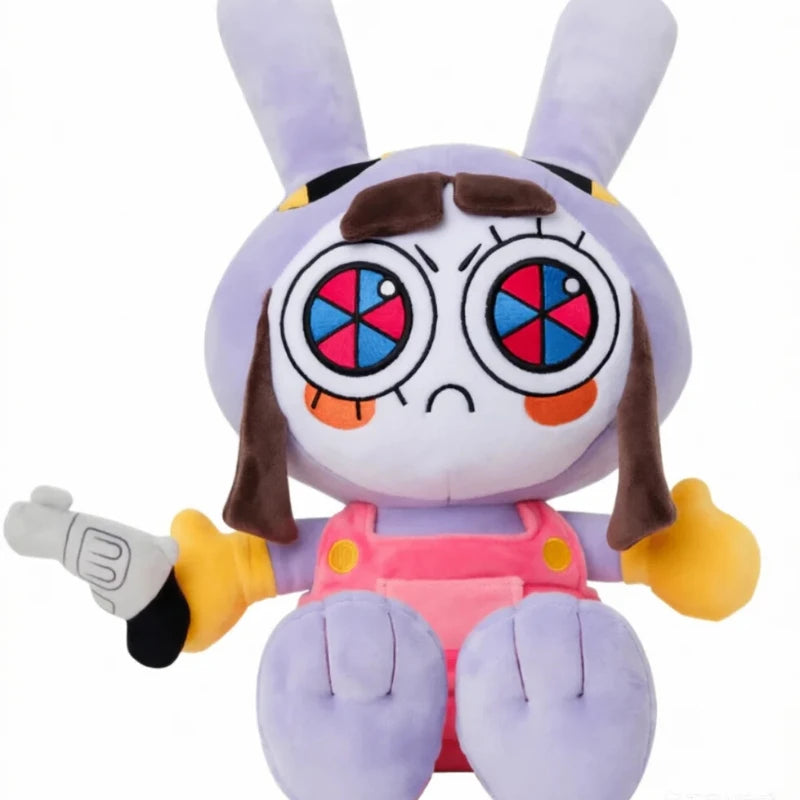 The Amazing Digital Circus Plush Pomni and Jax Plushie Doll Toys Cute Stuffed Animal Birthday for Kids Children Christmas