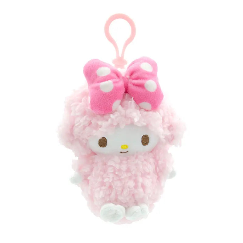 Sanrio Plush Pendant Charm - Kawaii Hangyodon Kuromi My Melody Stuffed Doll Keychain - Birthday Gift