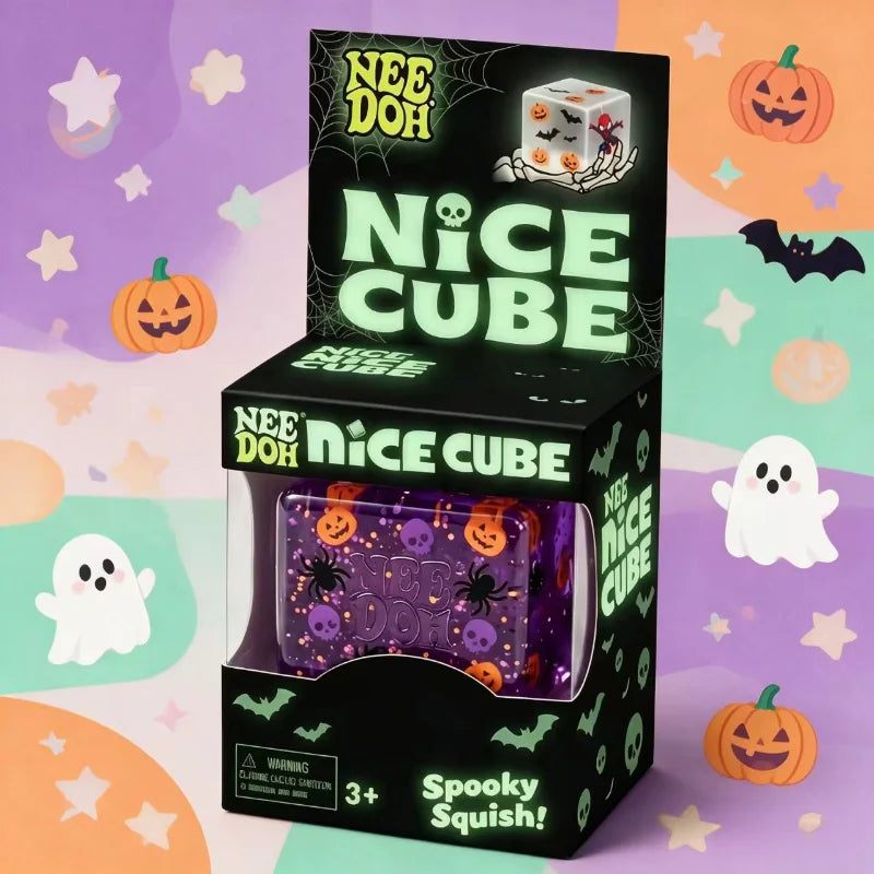 NeeDoh Halloween Gifts Such As Spiders and Pumpkins. Sensory Toys for Relieving Stress. Soft Decompression Toys