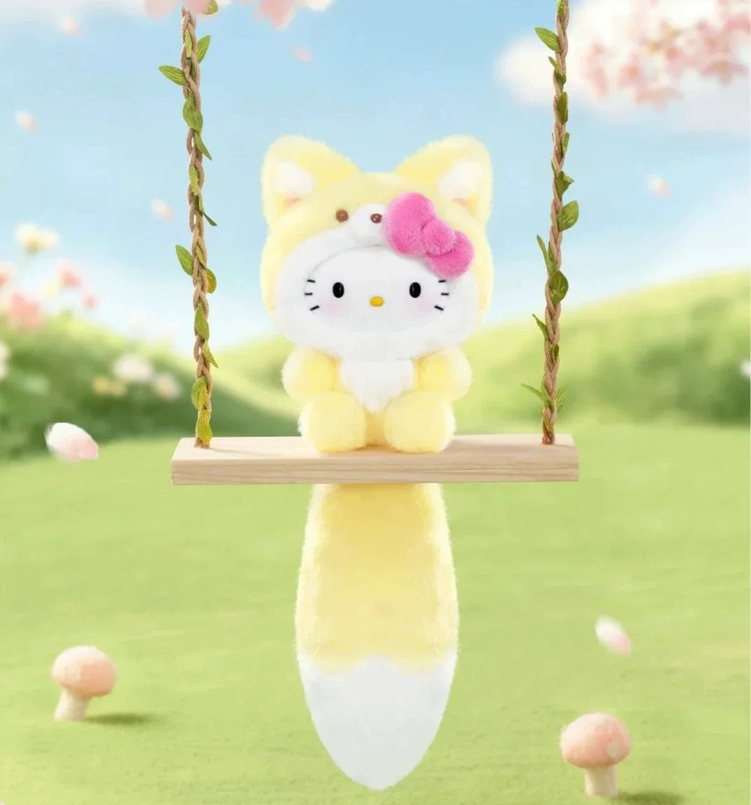 TOPTOY Sanrio Hello Kitty Healing Forest Series Blind Box – Collectible Doll Keychain & Desktop Ornament