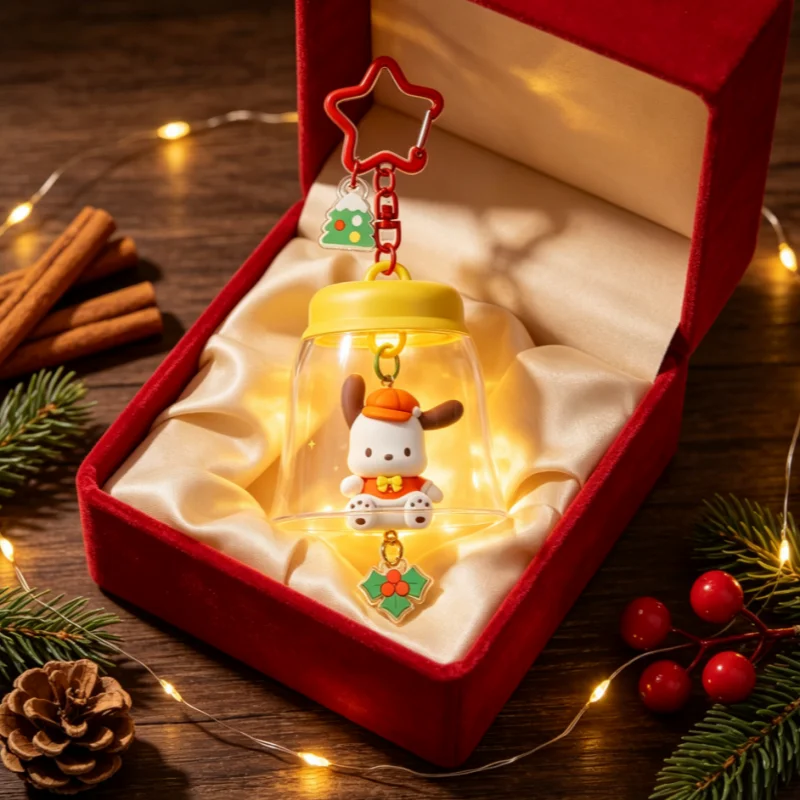 Sanrio Character Light-Up Bell Ornament 🎄🔔🎀