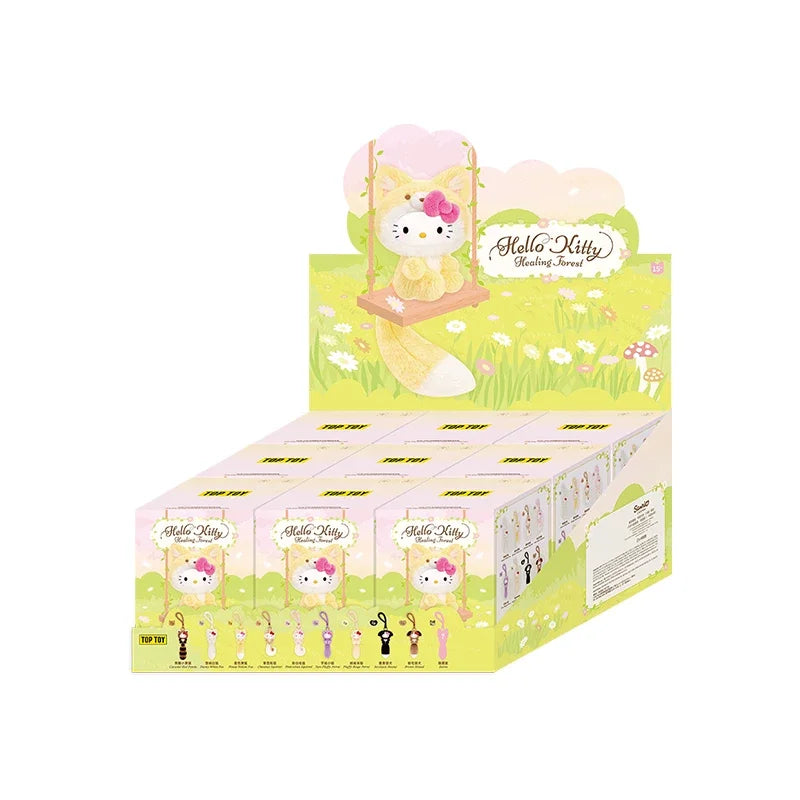 TOPTOY Sanrio Hello Kitty Healing Forest Series Blind Box – Collectible Doll Keychain & Desktop Ornament