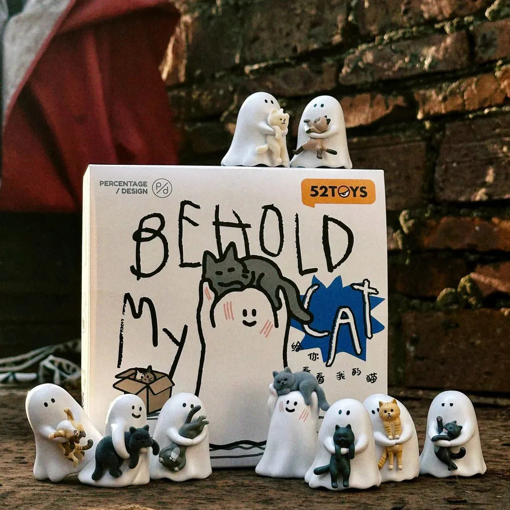 52 Toys Behold My Cat Blind Box – PVC Mini Figure Collectible Surprise Toy