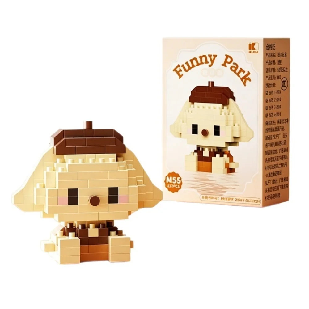 Sanrio Series Building Blocks Mini Figure Set - Hello Kitty Cinnamoroll My Melody Kuromi Pochacco Puzzle Toy Gift