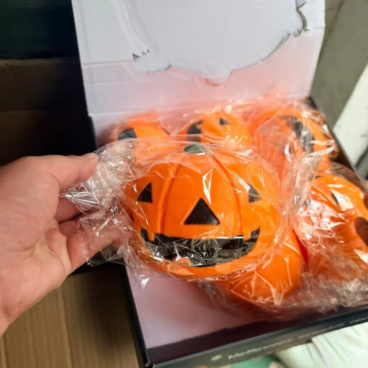 Halloween Ghost & Pumpkin Squishy Toy Set, Slow Rising Stress Relief Fidget Decompression Sensory Toy