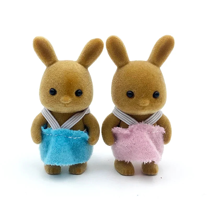🌿 Forest Animal Family Dollhouse Miniatures 🐻 | 1:12 Scale Accessories