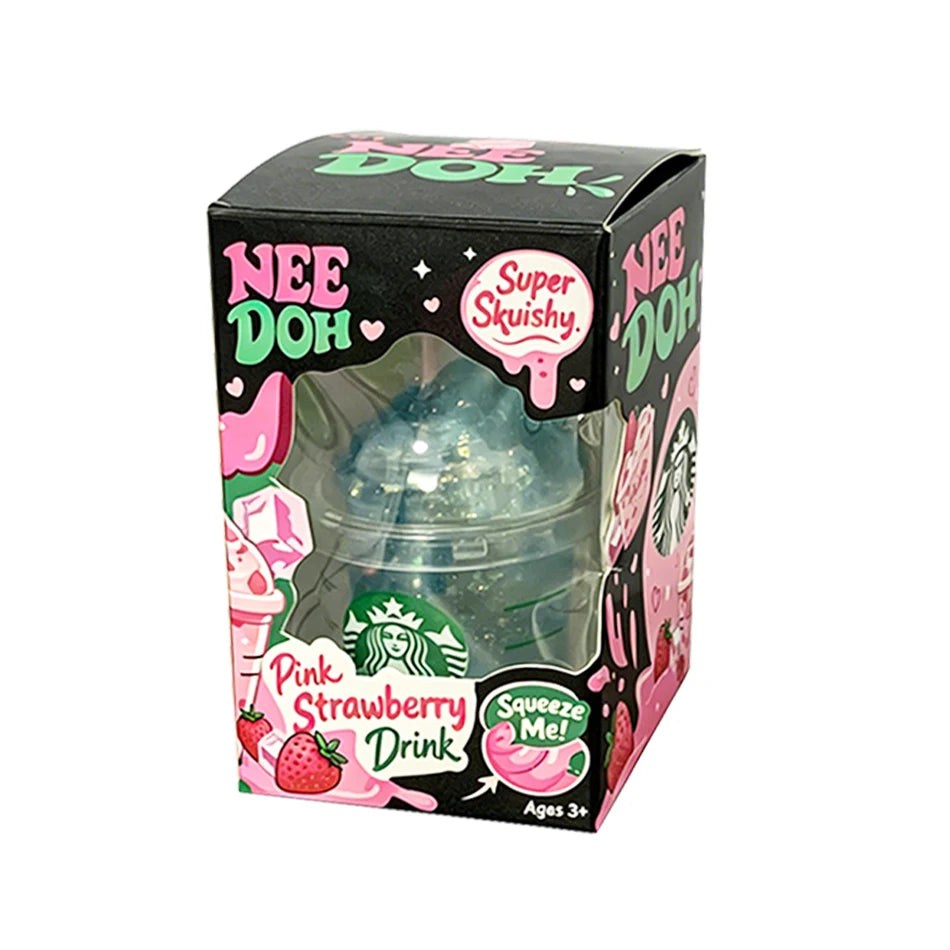 Cute Iced Coffee Cup Squishy Toy – Colorful Slow Rising Squeeze Toy | Fun Mini Drink Cup Fidget Gift