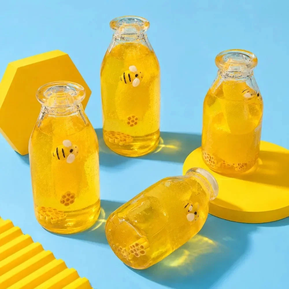 🍯 Honey Bottle Squishy | Quick-Rebound Novelty Squeeze Toy ✨