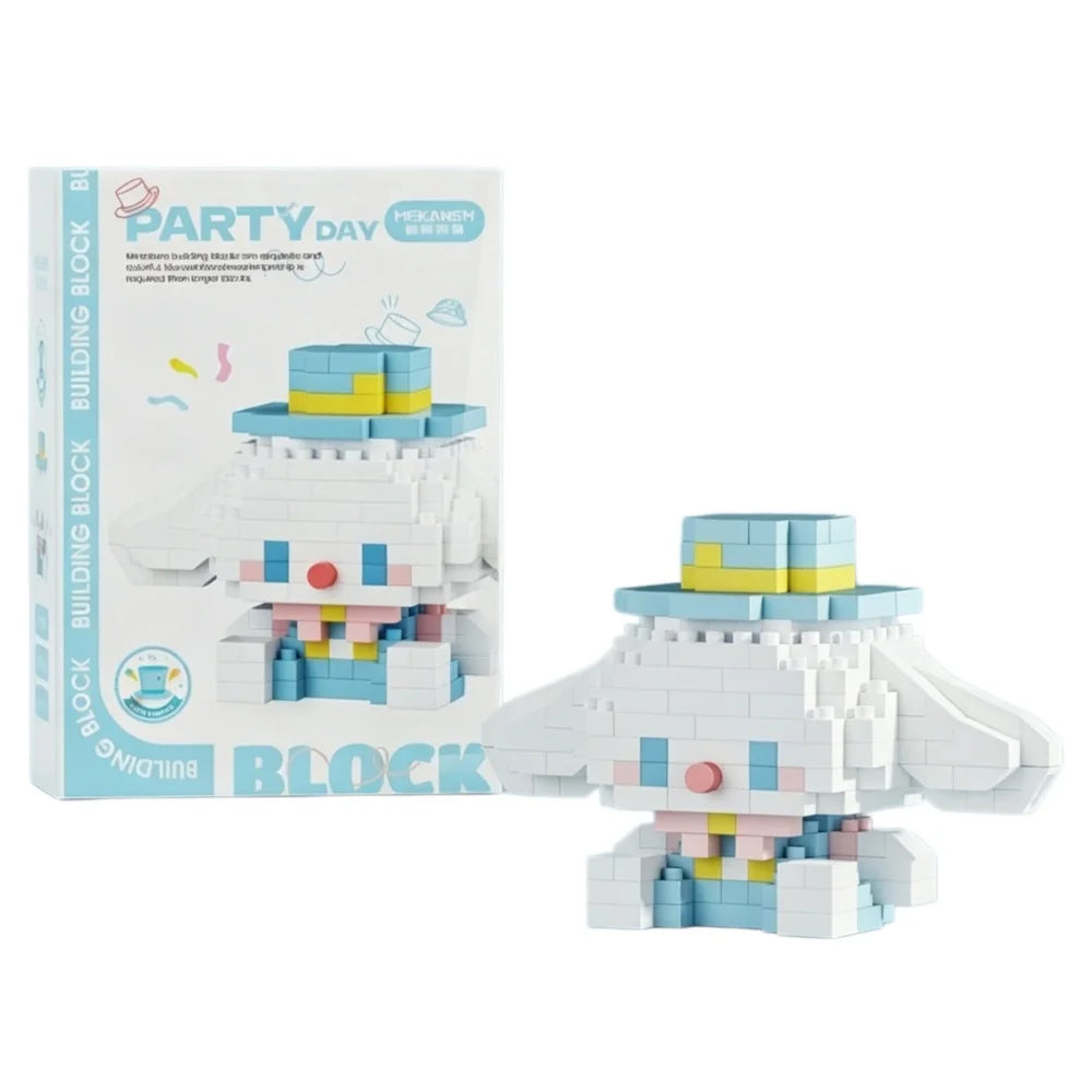Sanrio Series Building Blocks Mini Figure Set - Hello Kitty Cinnamoroll My Melody Kuromi Pochacco Puzzle Toy Gift