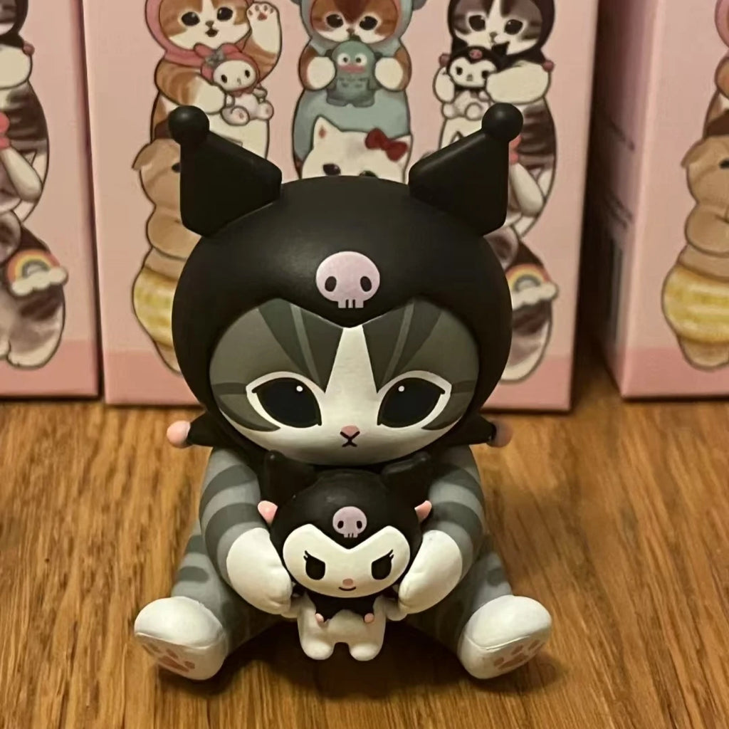 Mofusand Shark Cat Blind Box – Vinyl Collectible Figure | Cute Cat Toy & Mystery Gift
